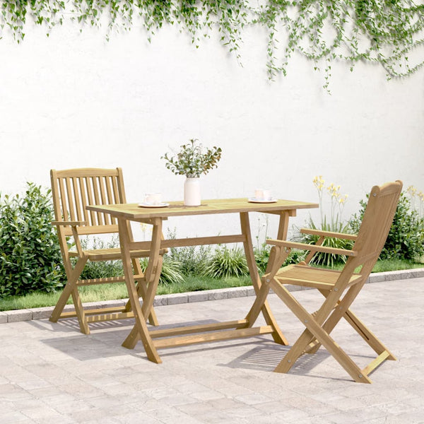 Klappbarer Gartentisch Akazie 110x55 cm