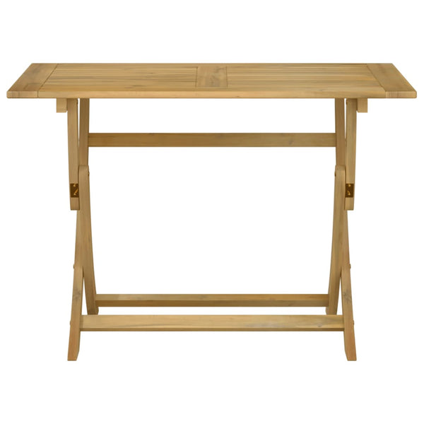 Klappbarer Gartentisch Akazie 110x55 cm