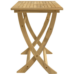 Klappbarer Gartentisch Akazie 110x55 cm