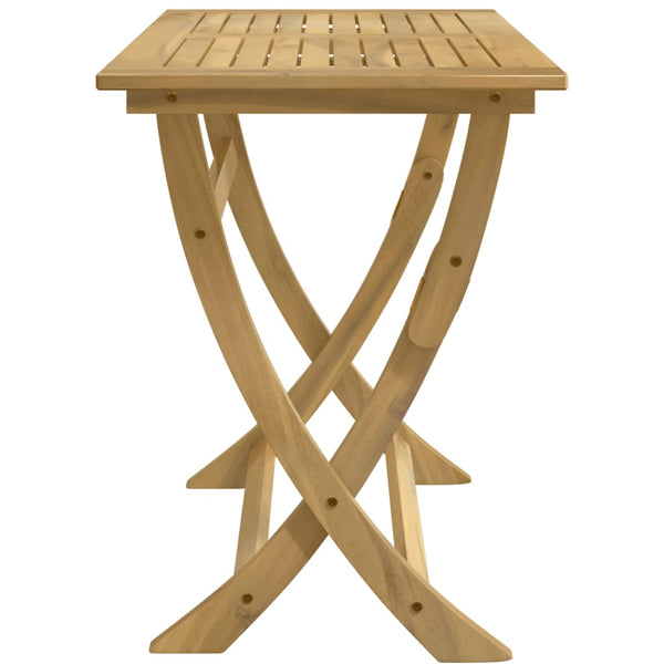 Klappbarer Gartentisch Akazie 110x55 cm