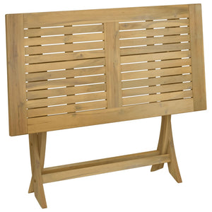 Klappbarer Gartentisch Akazie 110x55 cm