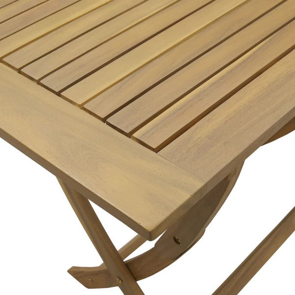 Klappbarer Gartentisch Akazie 110x55 cm