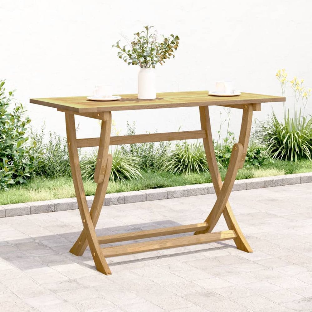 Klappbarer Gartentisch Akazie 110x55 cm