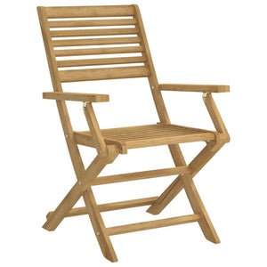 Klappbare Gartenstühle 2er Set Akazie