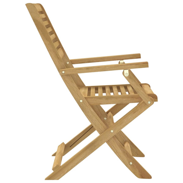 Klappbare Gartenstühle 2er Set Akazie