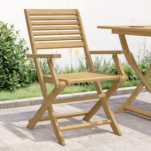 Klappbare Gartenstühle 2er Set Akazie
