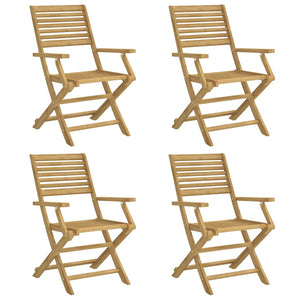 Klappbare Gartenstühle Akazie, 4er Set