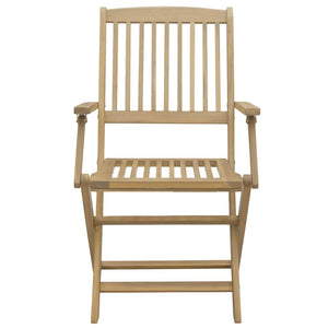 vidaXL Chaises de jardin 2 pcs. Pliables 54x61x88 cm Bois d'acacia massif