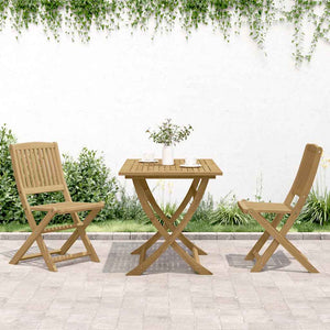 Klappbare Gartenstühle 2er Set Akazie