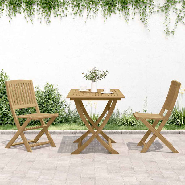 Klappbare Gartenstühle 2er Set Akazie