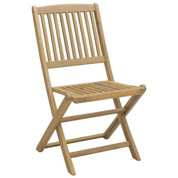 Klappbare Gartenstühle 2er Set Akazie