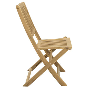 Klappbare Gartenstühle 2er Set Akazie