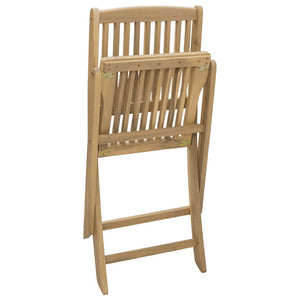 Klappbare Gartenstühle 2er Set Akazie
