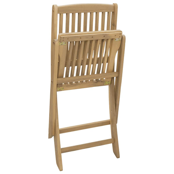 Klappbare Gartenstühle 2er Set Akazie