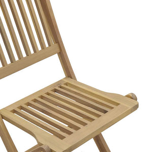 Klappbare Gartenstühle 2er Set Akazie