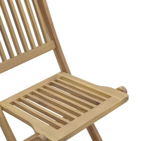 Klappbare Gartenstühle 2er Set Akazie