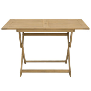 Klappbarer Gartentisch Akazie 120x70 cm