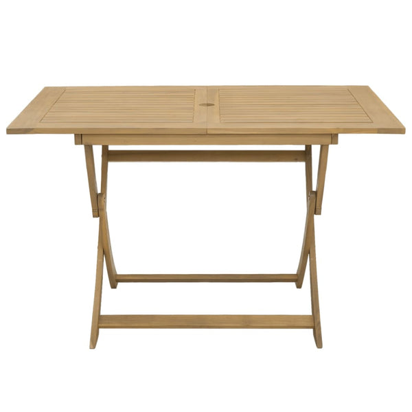 Klappbarer Gartentisch Akazie 120x70 cm
