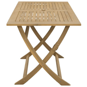 Klappbarer Gartentisch Akazie 120x70 cm
