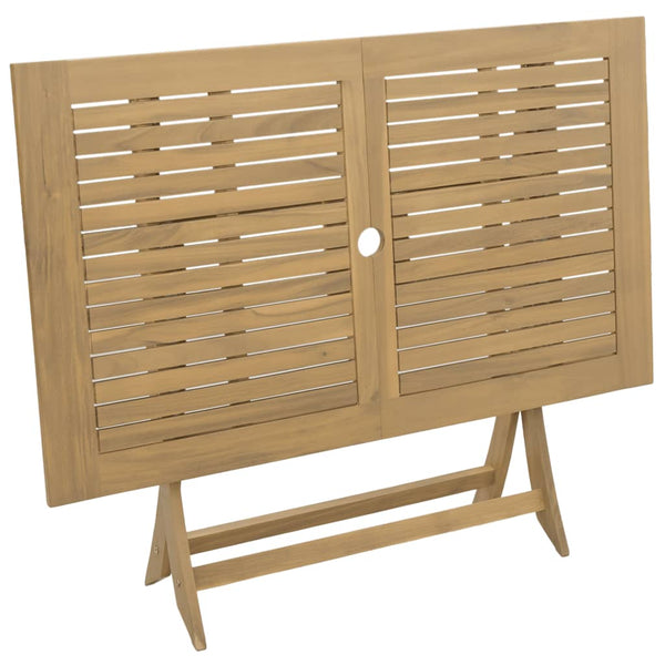 Klappbarer Gartentisch Akazie 120x70 cm