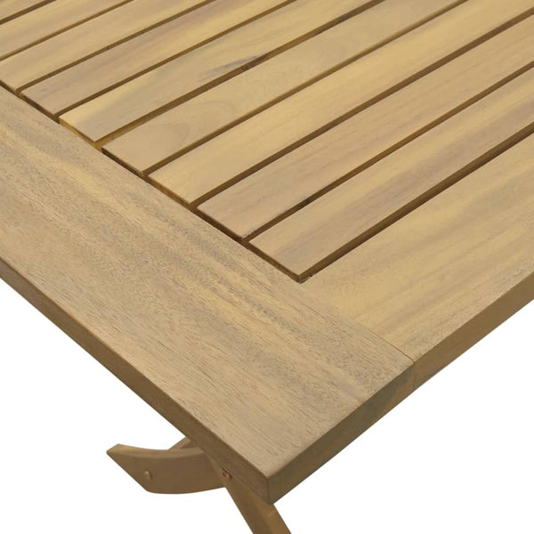 Klappbarer Gartentisch Akazie 120x70 cm