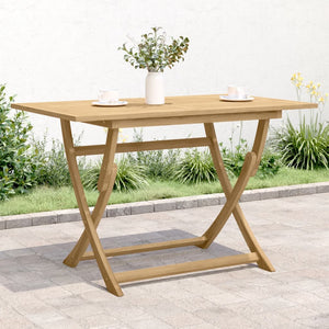 Klappbarer Gartentisch Akazie 120x70 cm