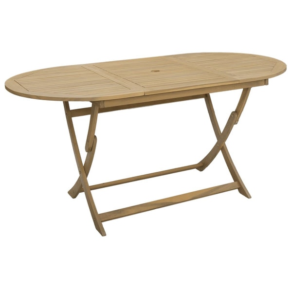 Klappbarer Gartentisch Akazie 160 cm