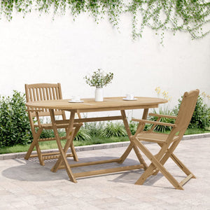 Klappbarer Gartentisch Akazie 160 cm