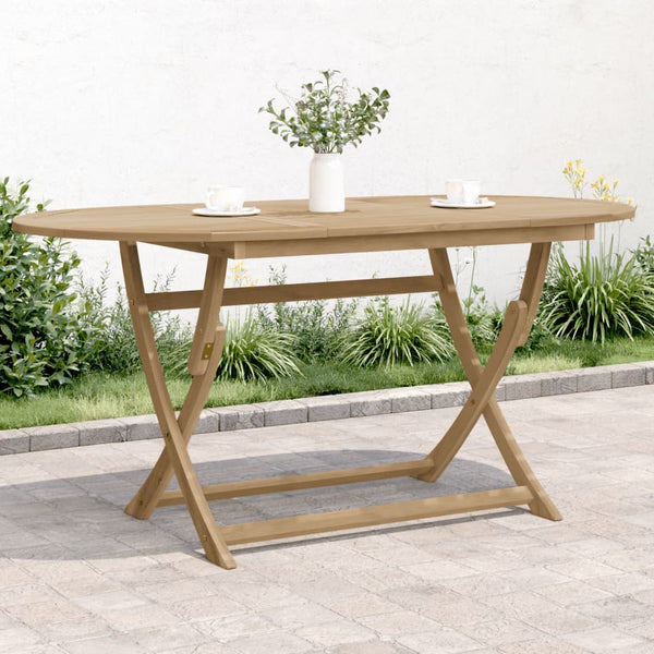Klappbarer Gartentisch Akazie 160 cm