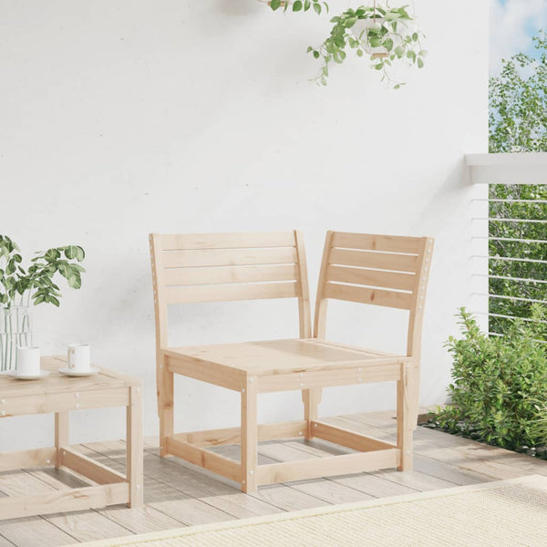 Garten Ecksofa Kiefer Massivholz 73x73 cm