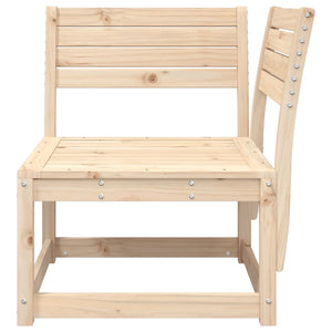 Garten Ecksofa Kiefer Massivholz 73x73 cm