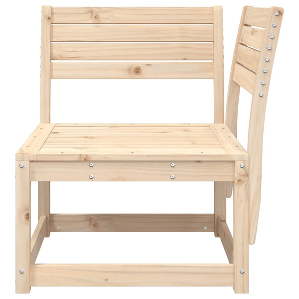 Garten Ecksofa Kiefer Massivholz 73x73 cm