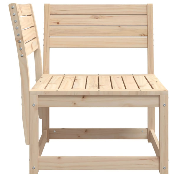 Garten Ecksofa Kiefer Massivholz 73x73 cm