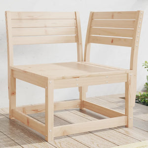Garten Ecksofa Kiefer Massivholz 73x73 cm