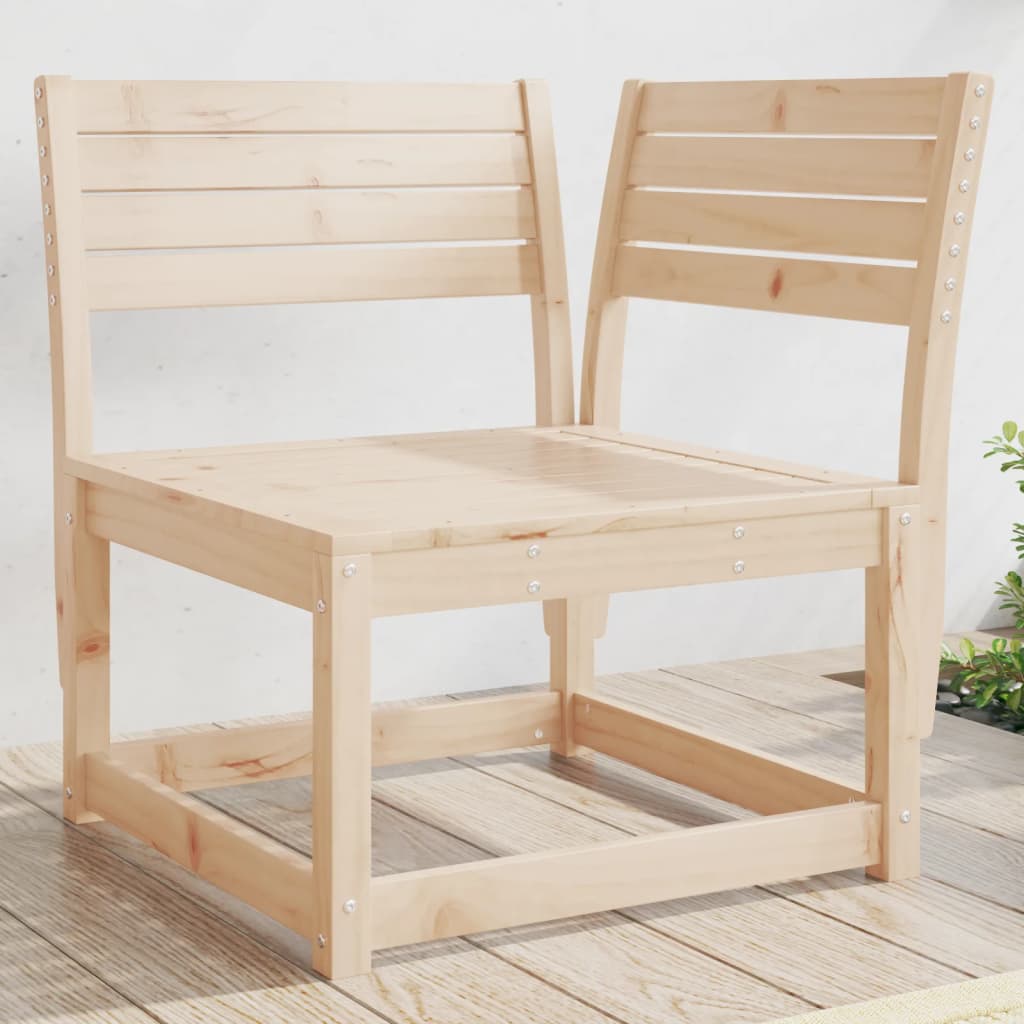 Garten Ecksofa Kiefer Massivholz 73x73 cm