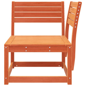 Garten Ecksofa Kiefer Massivholz Wachsbraun