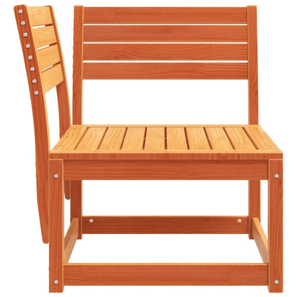 Garten Ecksofa Kiefer Massivholz Wachsbraun