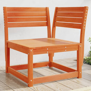 Garten Ecksofa Kiefer Massivholz Wachsbraun