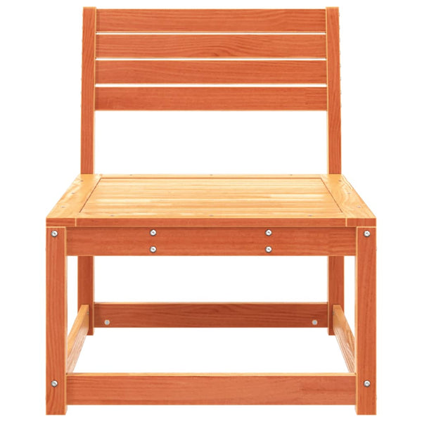 Gartensofa Kiefer Massivholz Wachsbraun