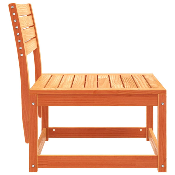 Gartensofa Kiefer Massivholz Wachsbraun