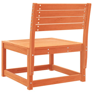 Gartensofa Kiefer Massivholz Wachsbraun