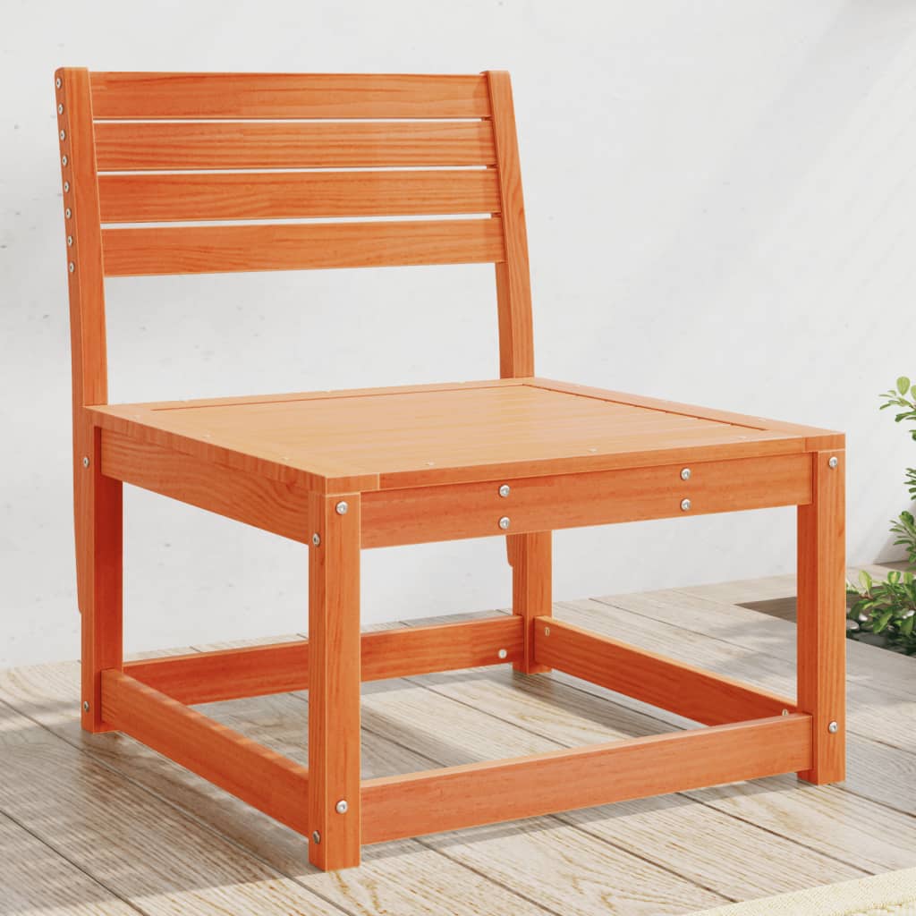 Gartensofa Kiefer Massivholz Wachsbraun