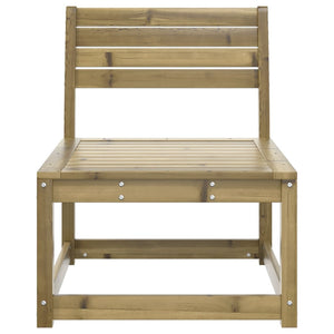 vidaXL Canapé de jardin en pin imprégné