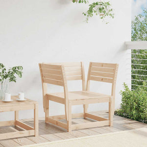 vidaXL Chaise de jardin en pin massif