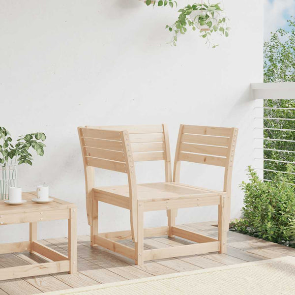 vidaXL Chaise de jardin en pin massif