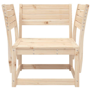 vidaXL Chaise de jardin en pin massif