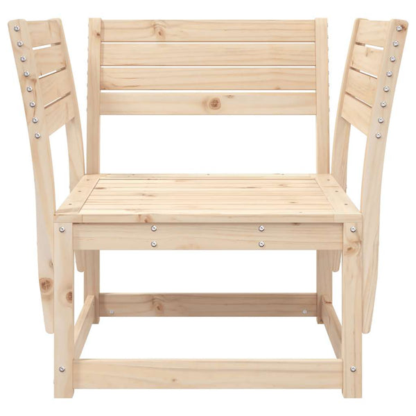 vidaXL Chaise de jardin en pin massif