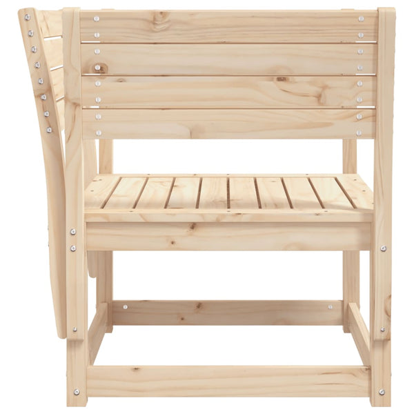 vidaXL Chaise de jardin en pin massif