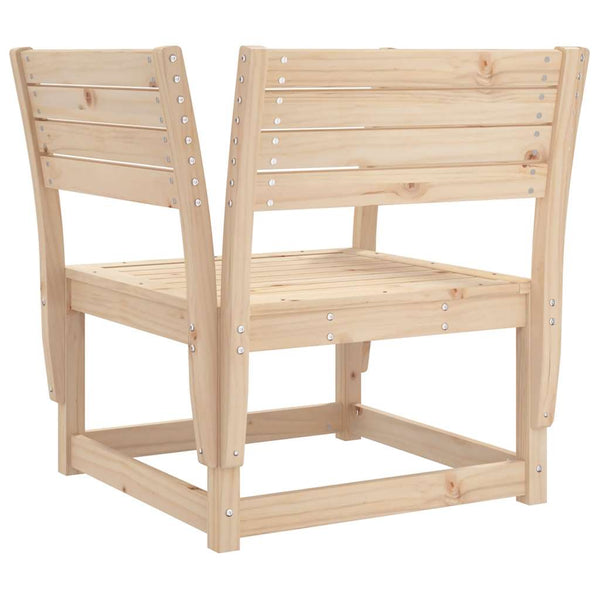 vidaXL Chaise de jardin en pin massif