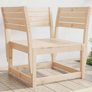 vidaXL Chaise de jardin en pin massif